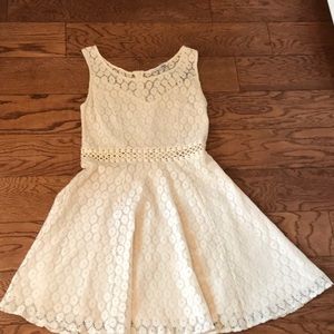 Collective Concepts beige lace dress